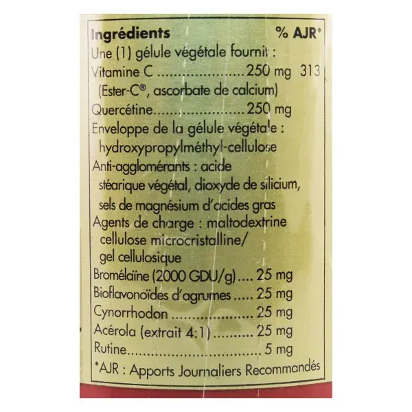 Solgar Quercétine Complexe 50 gélules végétales