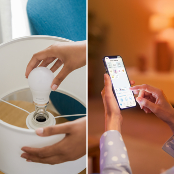 Philips Smart LED peer E27 60 W dimbaar