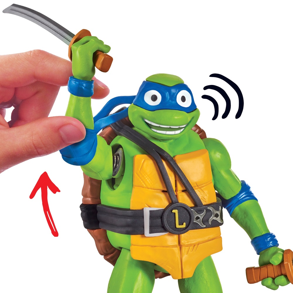 Teenage Mutant Ninja Turtles Mutant Mayhem - Ninja Shouts Figur Leonardo
