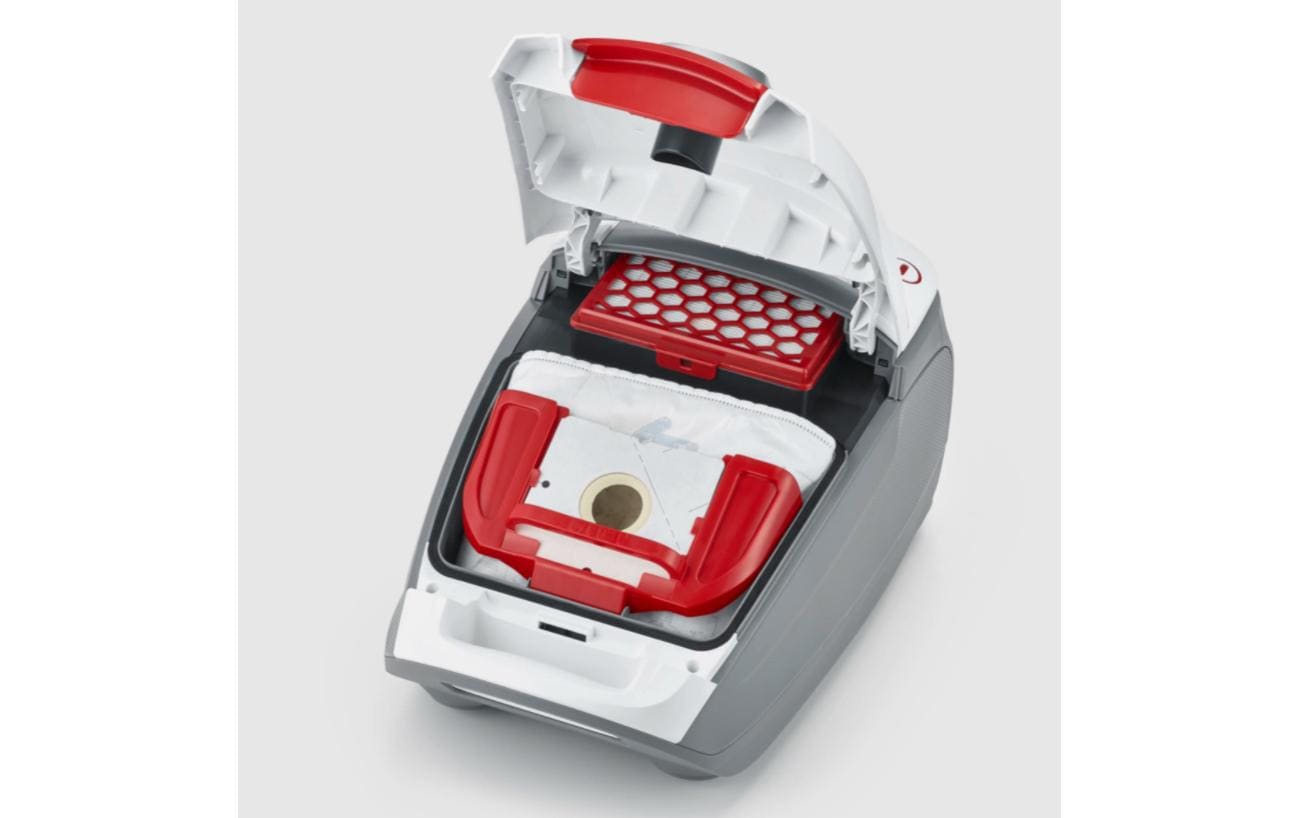 Bodenstaubsauger BC 7047 Grau/Weiss<br>Staubsauger mit Beutel