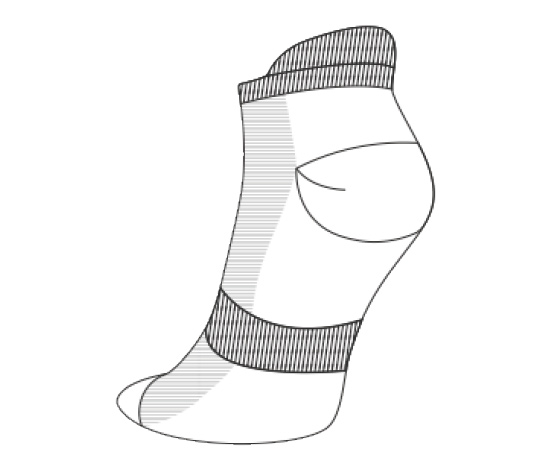 2 Paar Sneaker-Sportsocken