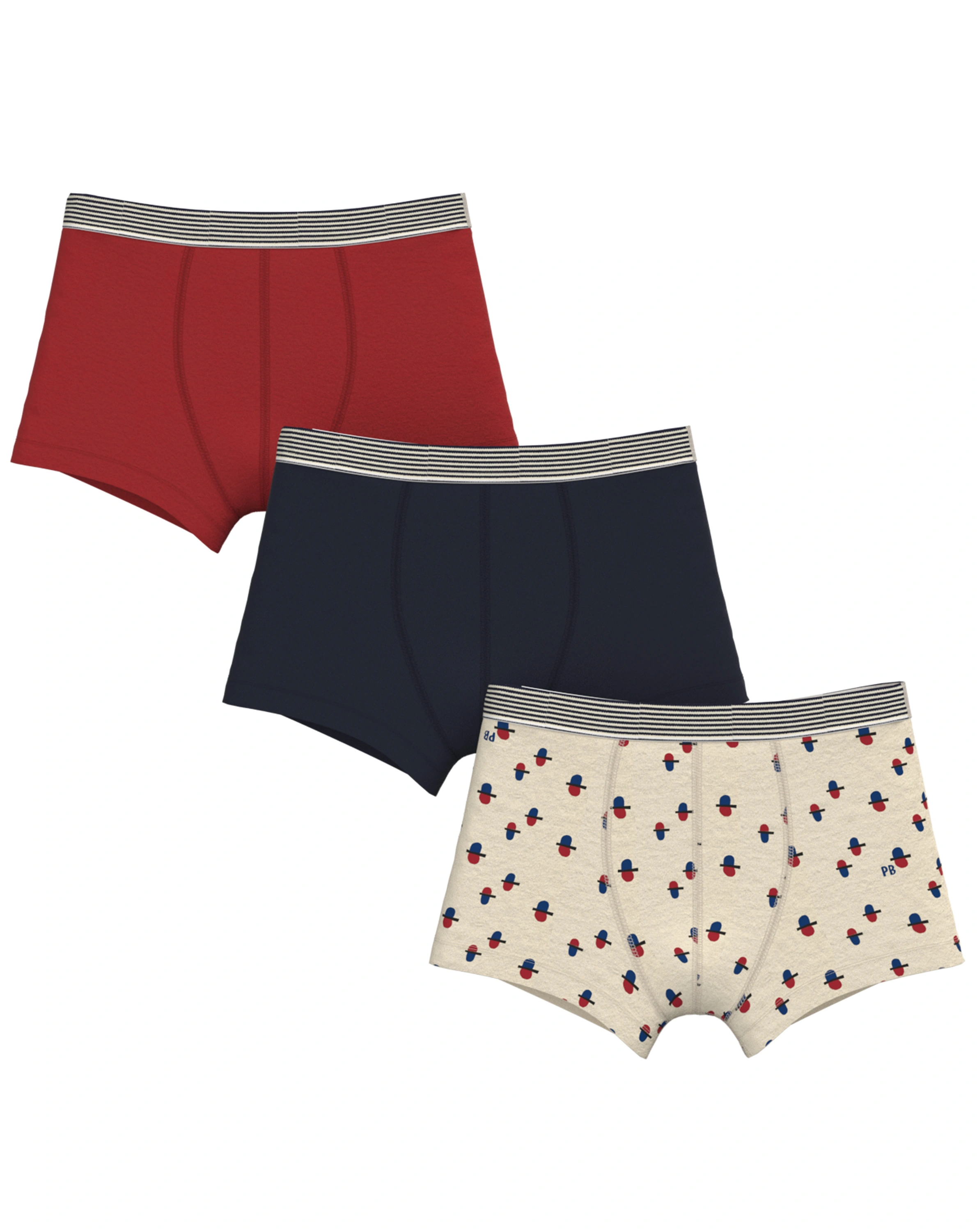 Boxershorts CASQUETTE 3er-Set in bunt
