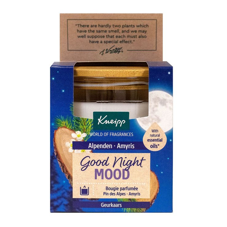 Good Night Mood bougie parfumée Pin des Alpes 145g