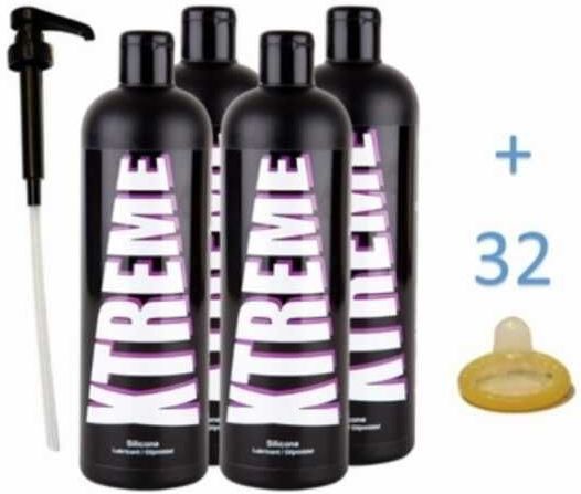* Xtreme® Silicone Glijmiddel 500ML (4 flessen)