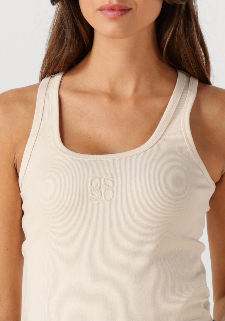 creme dante6 top zora scoopneck logo tanktop