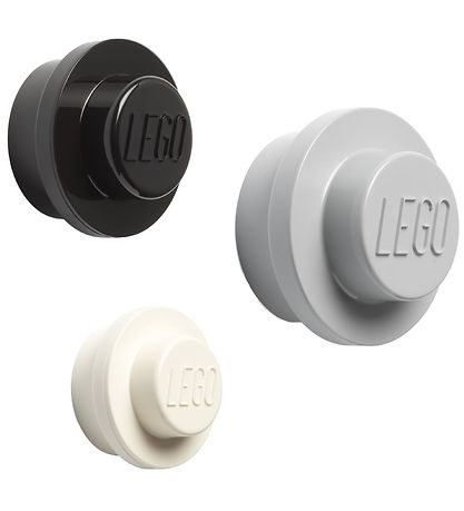 LEGO? Storage Knager?kkes?t - 3 stk - 10/8/5 cm - Hvid/Sort/Gr?