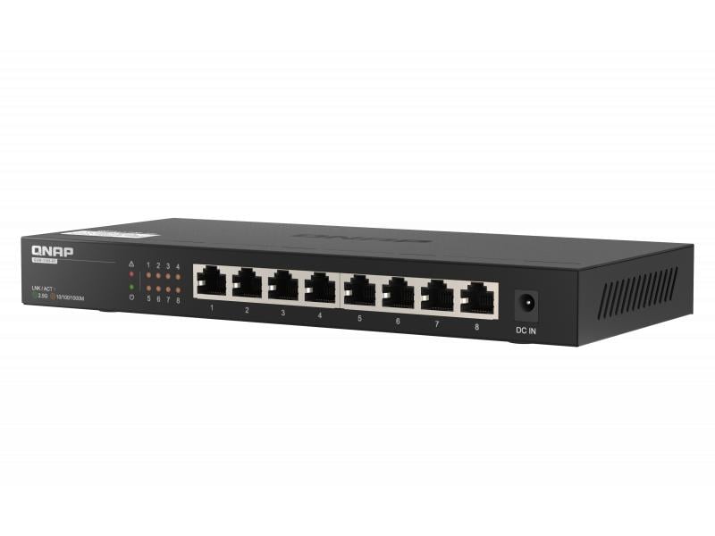 QNAP Switch QSW-1108-8T 8 Port 2.5GbE Ethernet Unmanaged Switch