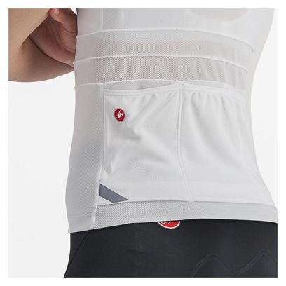Maillot Sans Manches Femme Castelli Anima 4 Blanc Ivoire