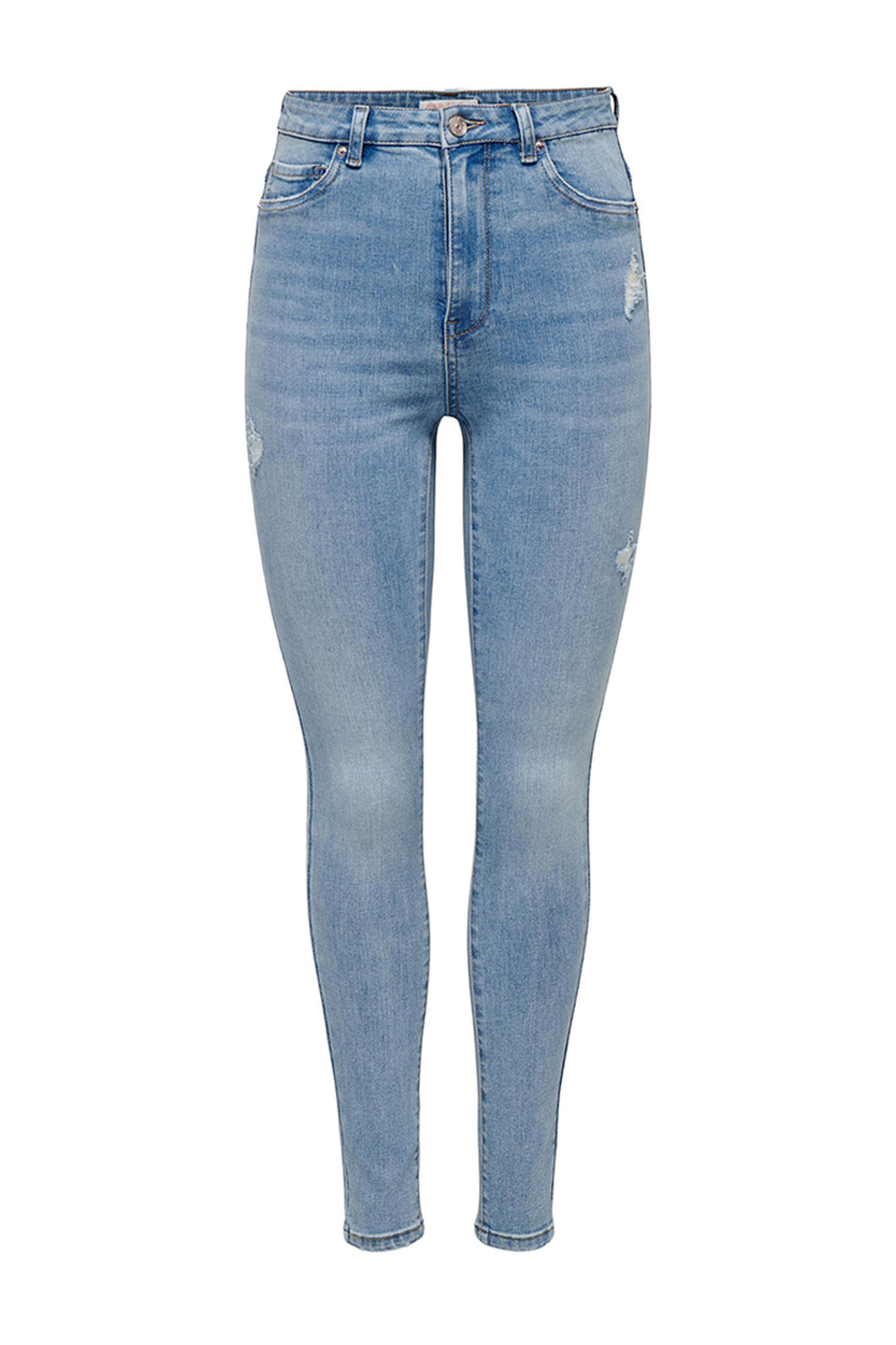 Calça jeans skinny de cintura alta