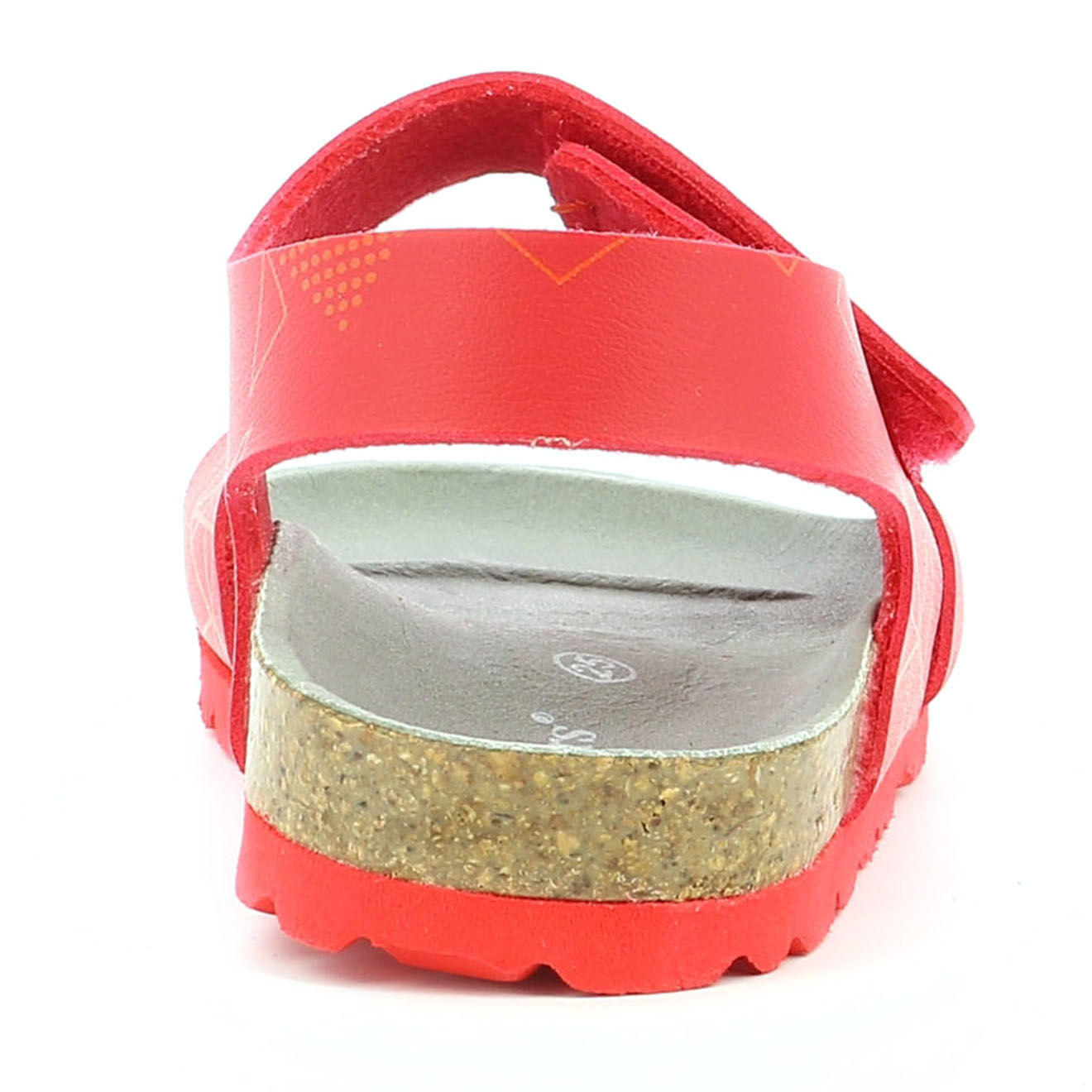 Kickers Sandales en Cuir Summerkro rouges