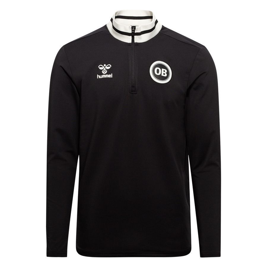 Odense Boldklub Maillot d'Entraînement Avant-Match Half Zip - Noir Enfant