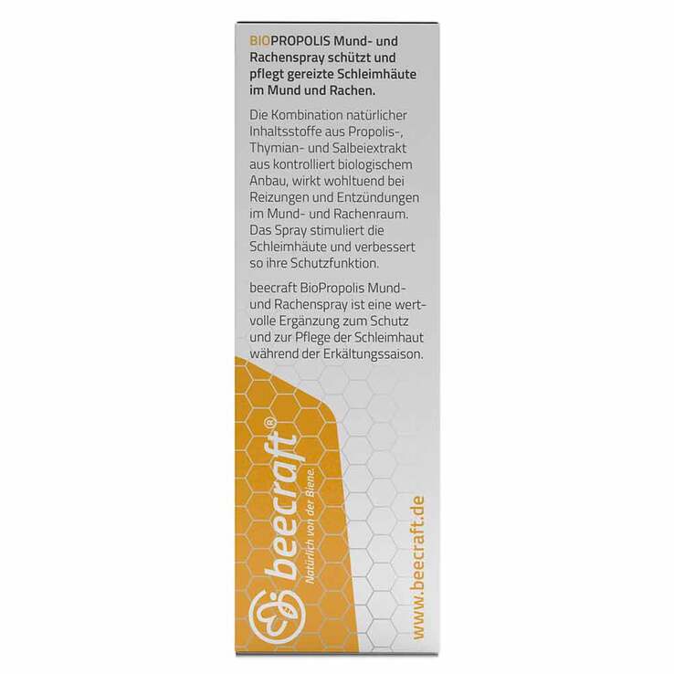 Beecraft Propolis Mund- und Rachenspray, 15 ml