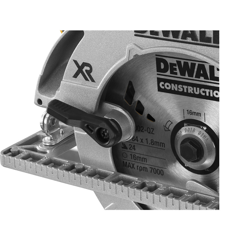 DeWALT DCS572NT-XJ 18v XR BL accu cirkelzaag (body) 18V Li-ion