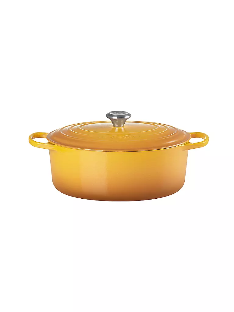LE CREUSET Bräter oval SIGNATURE 31cm Nectar gelb
