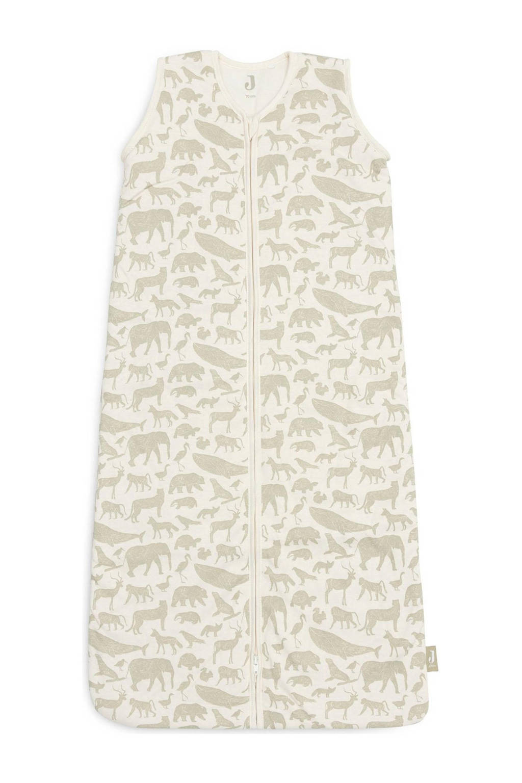 Slaapzak valt superbaby slaapzak met afritsbare mouw Animals - Olive Green