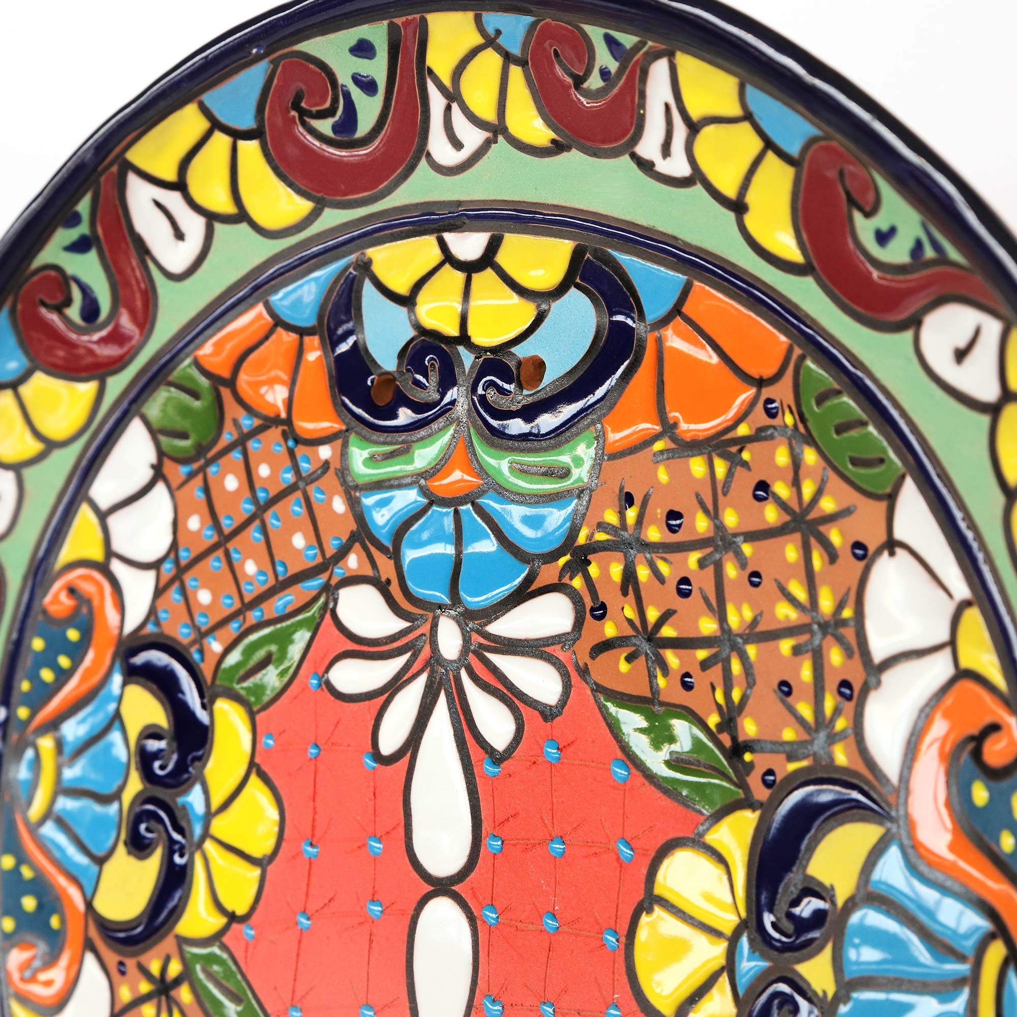 Terracotta Wandteller, multicolor, Ø 45 cm, L 5 cm günstig bestellen