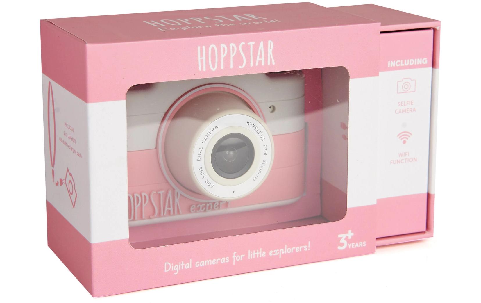 Kinderkamera Digitalkamera Hoppstar Expert Kids HellrosaMit Selfie- Kamera und Videokamera