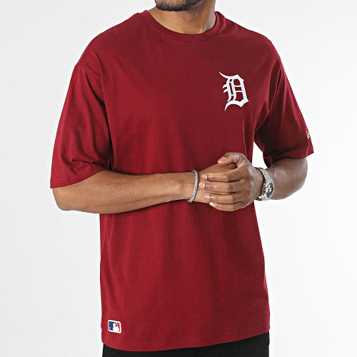 Tee Shirt League Essentials Detroit Tigers 60416424 Bordeaux
