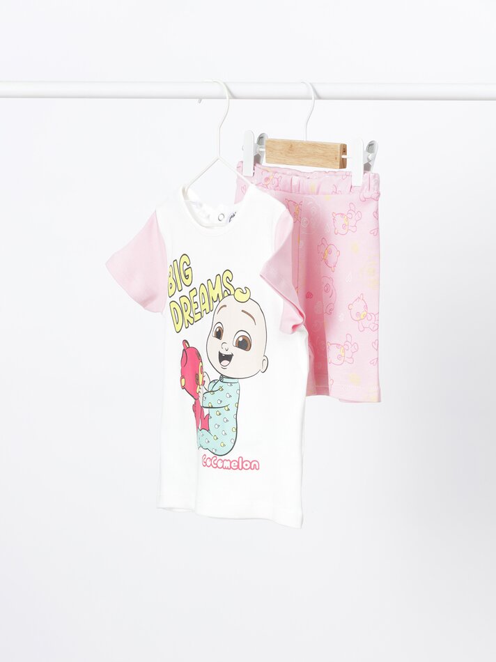 Conjunto de pijama CoComelon© &™ñ Moonbug - Off White