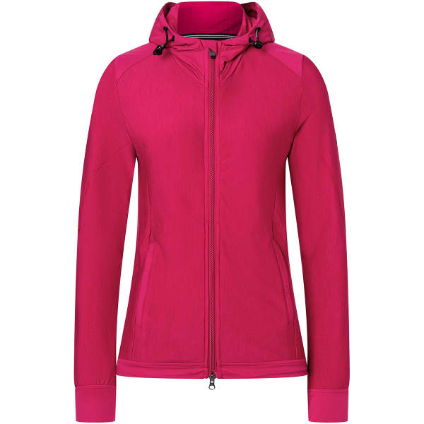 Veste polaire randonnée SUPER.NATURAL W ADVENTURE HOODED SANGRIA