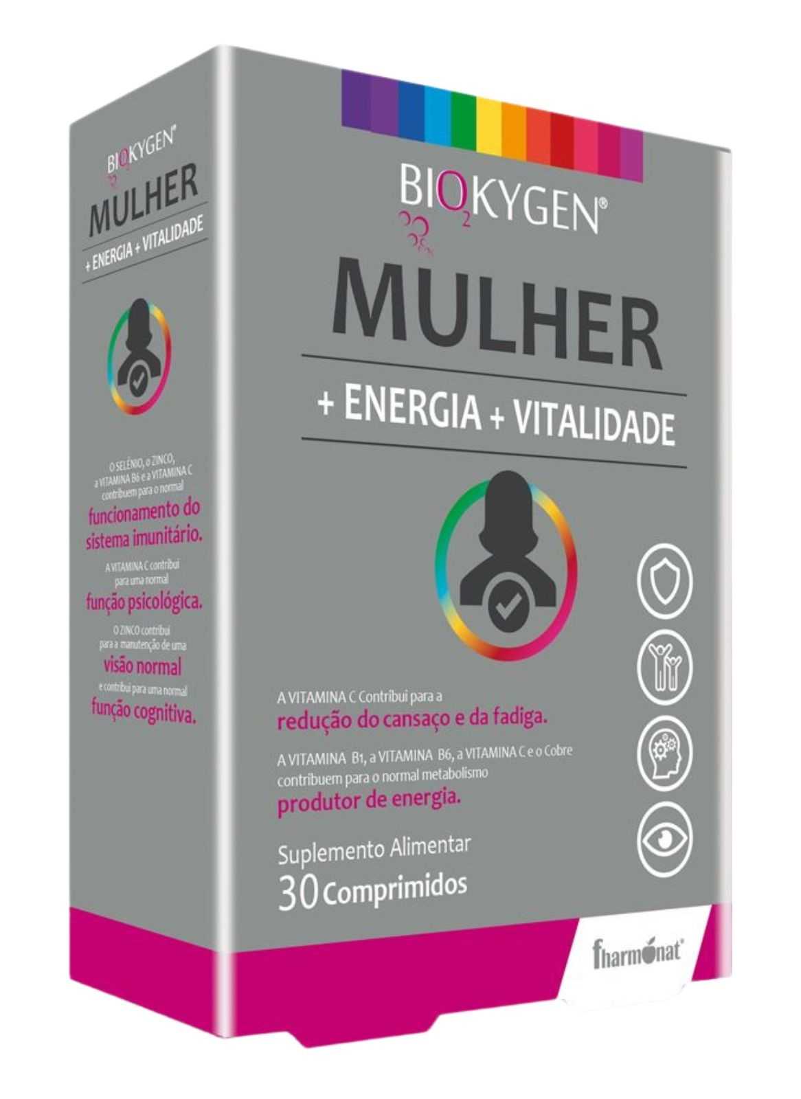 Biokygen Mulher + energia + vitalidade 30 comprimidos