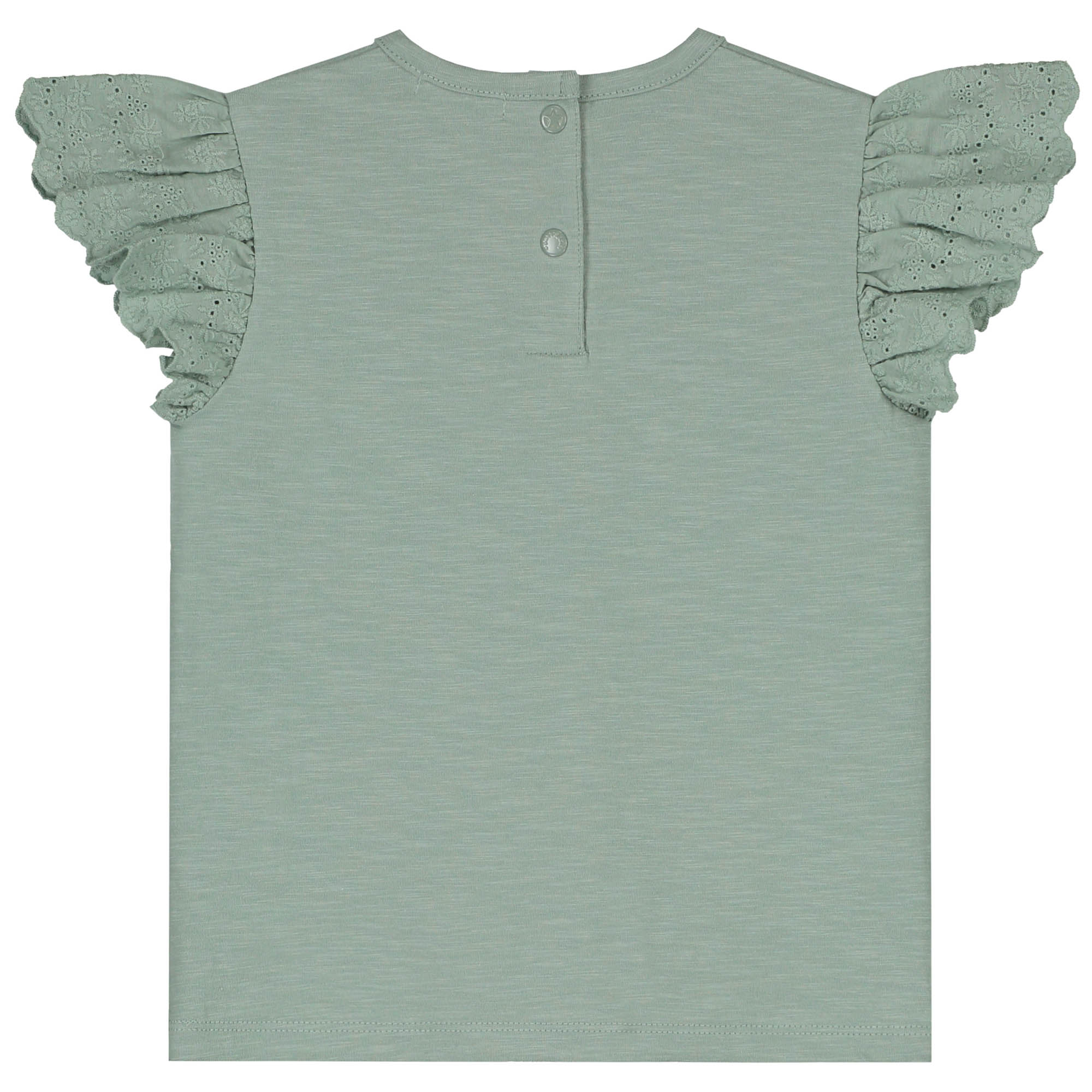 Sweet petit baby T-shirt Trix korte mouwen effen groen