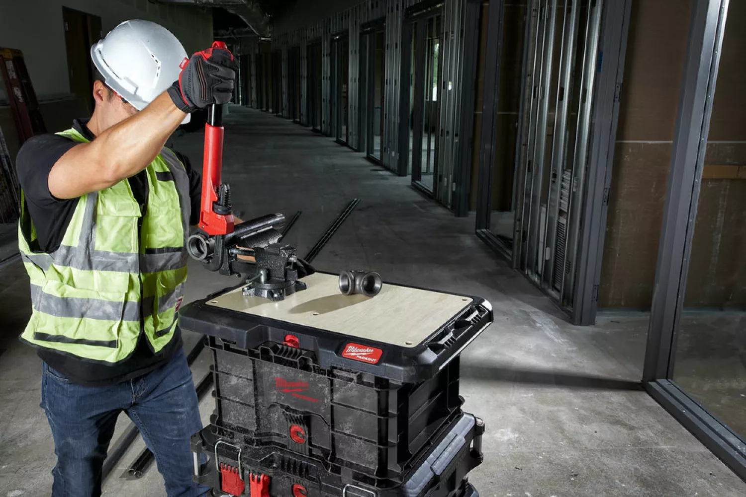 Milwaukee 4932472128 Packout aanpasbaar werkoppervlak - 60 x 650 x 380mm