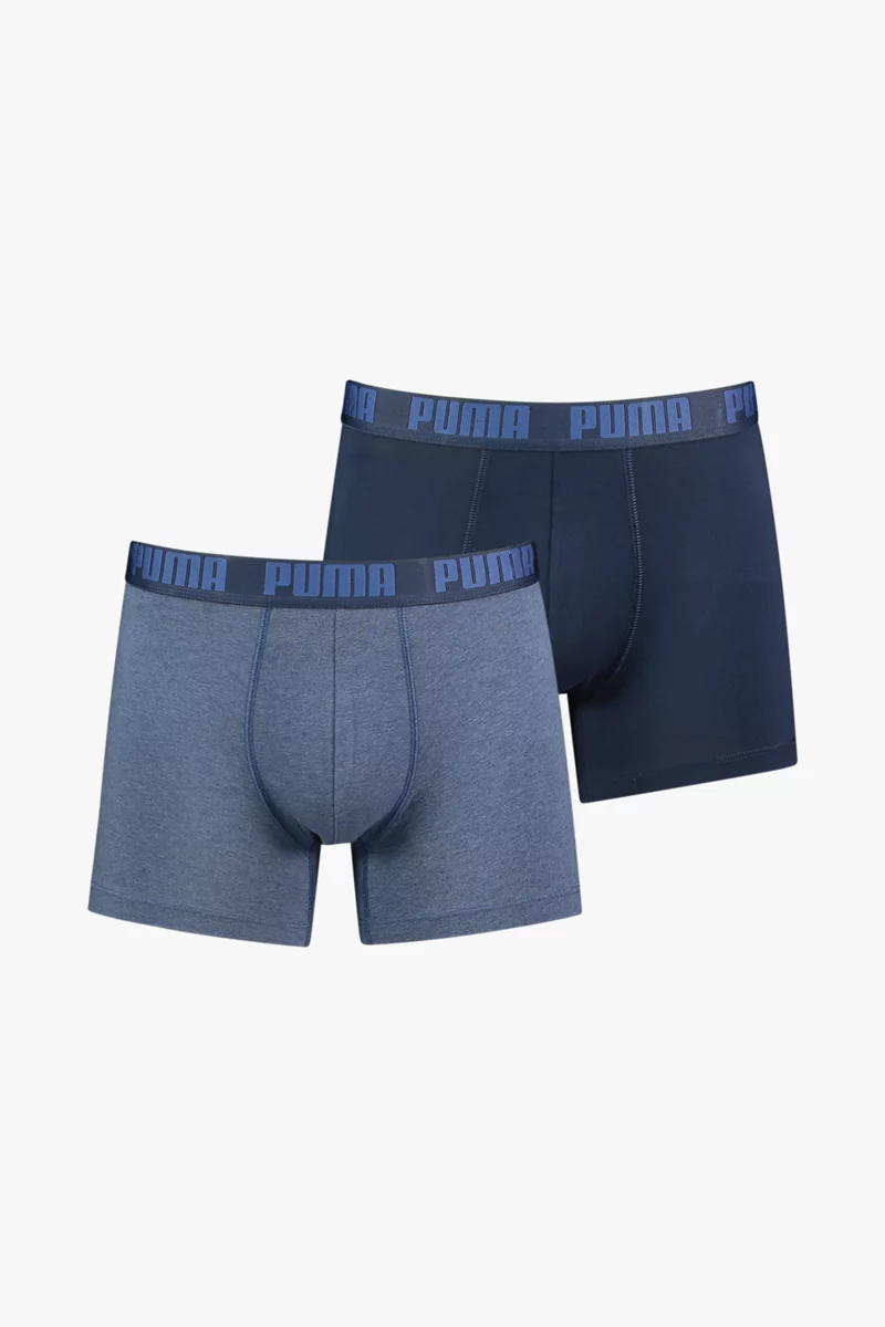 Puma 2-Pack Basic Herren Boxershort Bio-Cotton