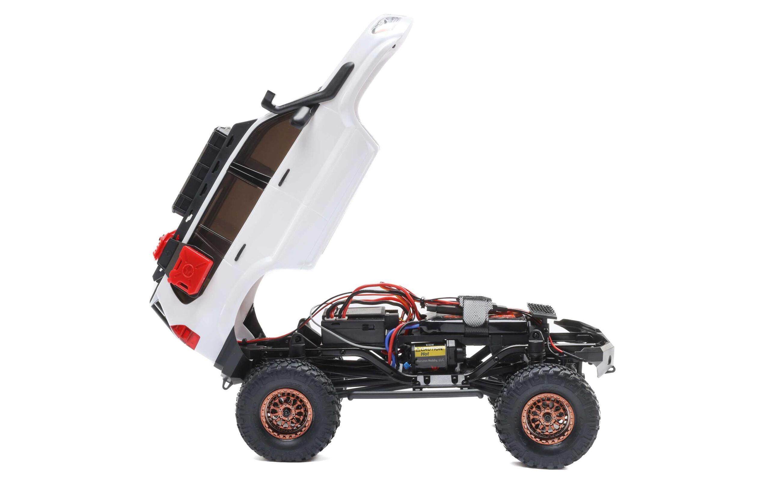 Scale Crawler SCX24 Lexus GX470, Weiss RTR 1:24<br>Micro Crawler im Massstab 1:24