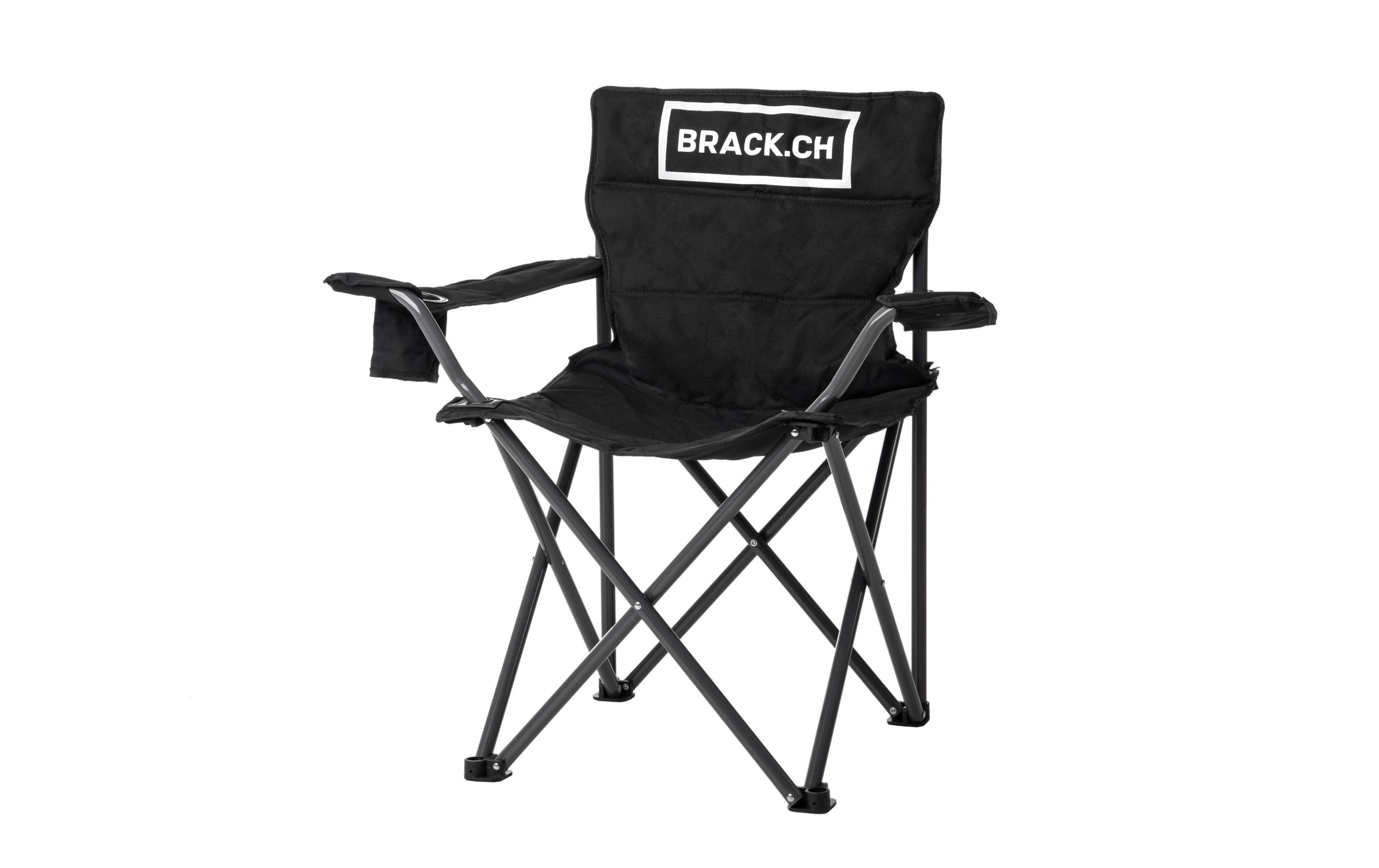 Campingstuhl pro Alu 90 cm SchwarzKlapp-Campingstuhl