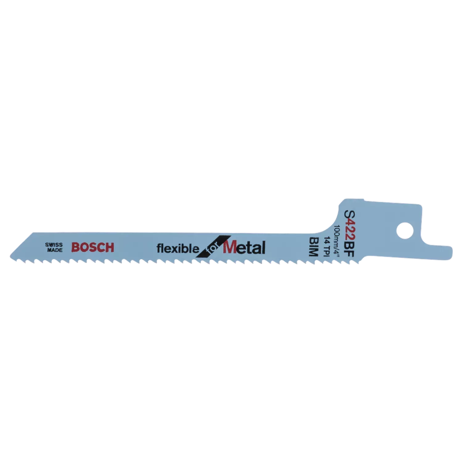 Bosch 2608656268 / S 422 BF Reciprozaagblad - 100 x 14TPI - Metaal (2st)