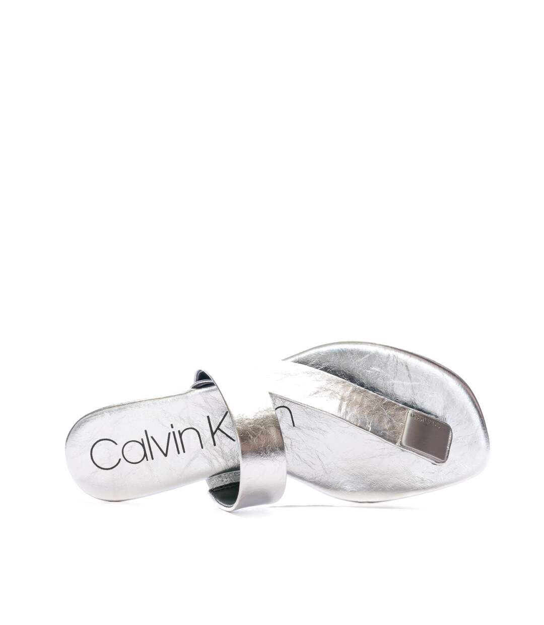 Tong Argenté Femme Calvin Klein Tong