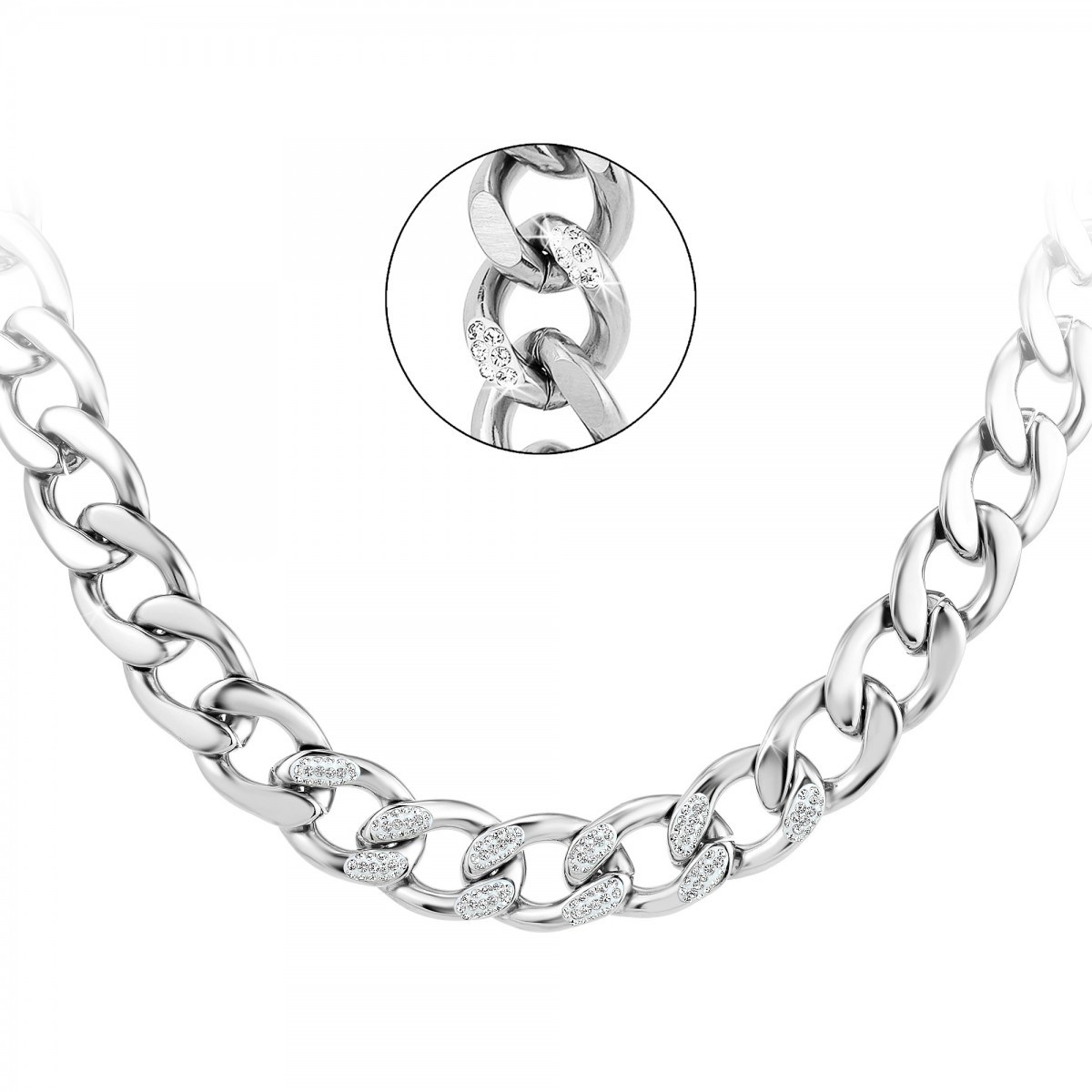 Collier SC Crystal orné de Cristaux scintillants