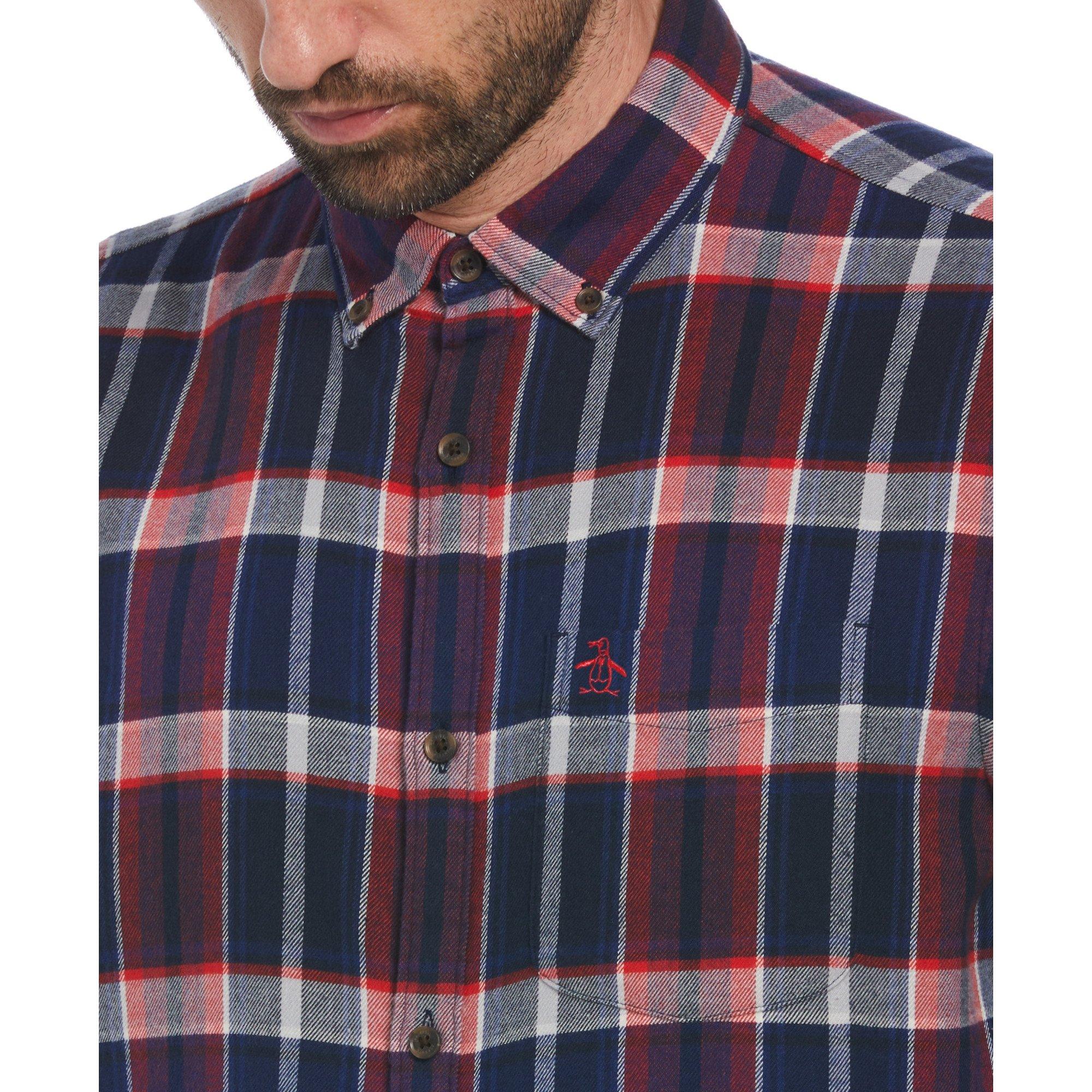 Original Penguin Long Sleeve Patterned Shirt