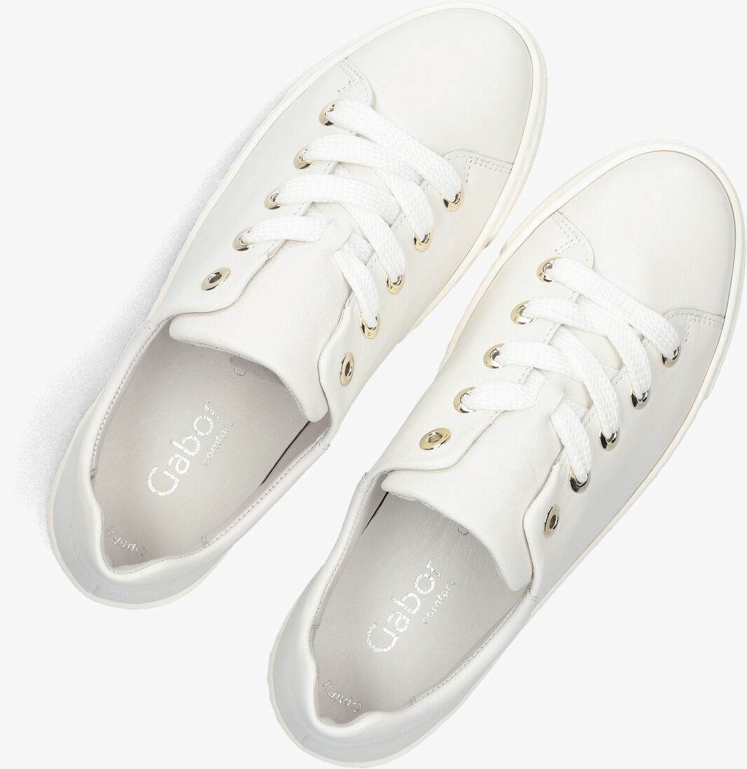 witte gabor lage sneakers 496