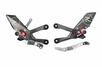 Commandes reculées LighTech réglables/repliables Racing sélection standard et inversée