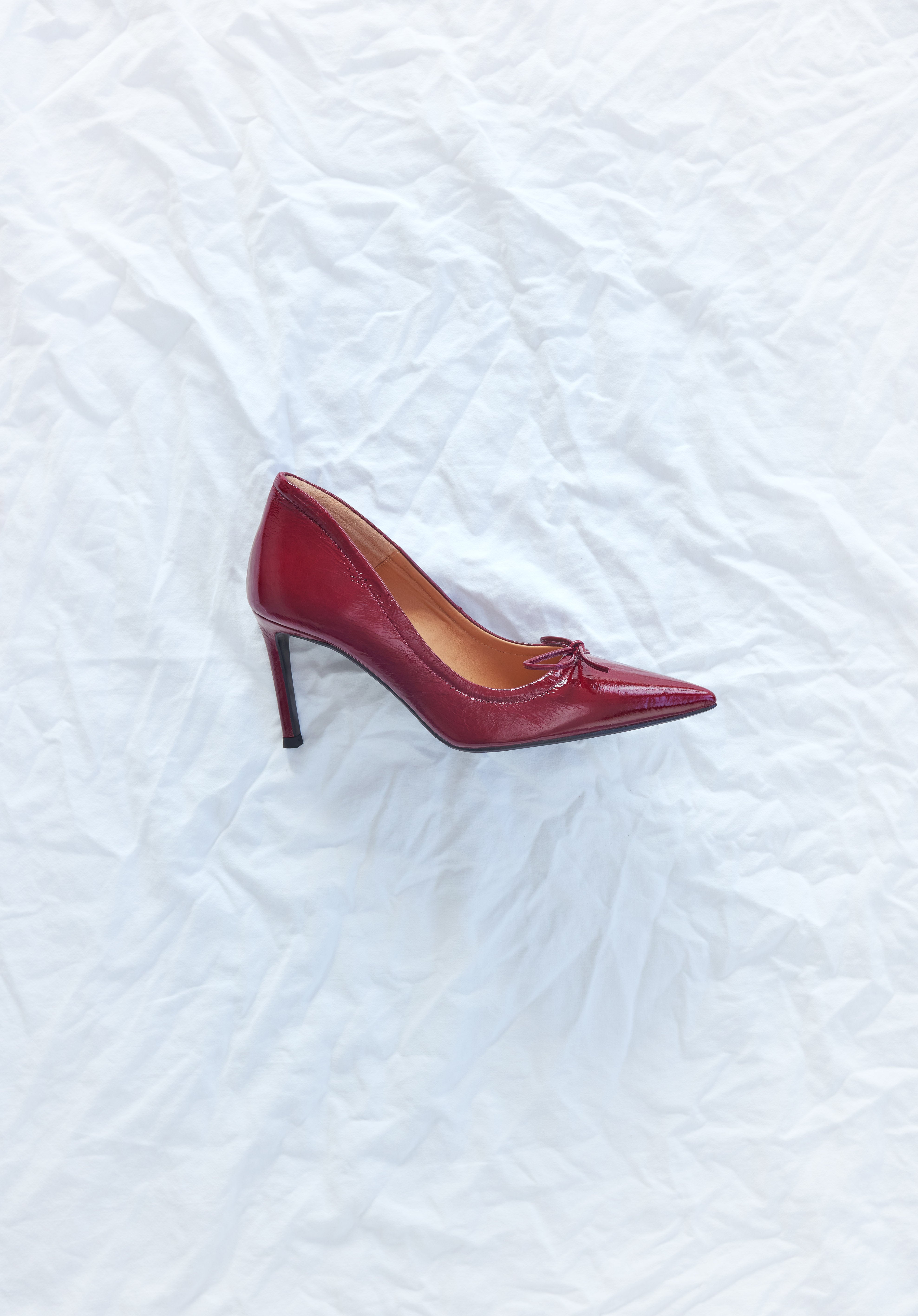 Billi Bi  A8101 Pumps med sløjfe - Rubino Naplack