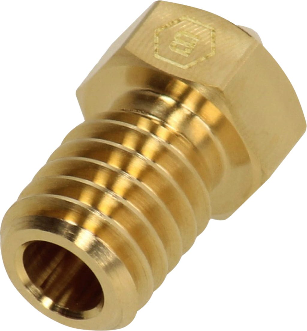 BROZZL  Düse Messing für Ultimaker 2+, 0,6 mm    Die Allround Düse für Ultimaker 2+ Serie in verschiedenen Durchmessern aus Messing