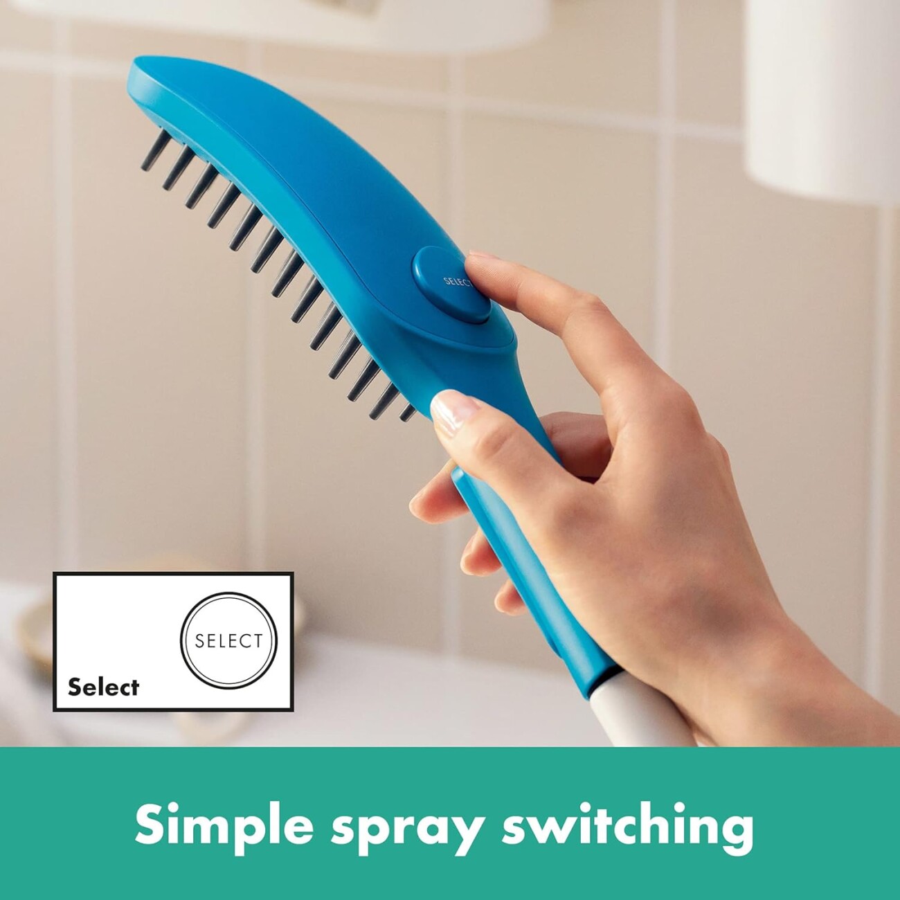 Hansgrohe DogShower 150 Handbrause mit Massagedüsen blau