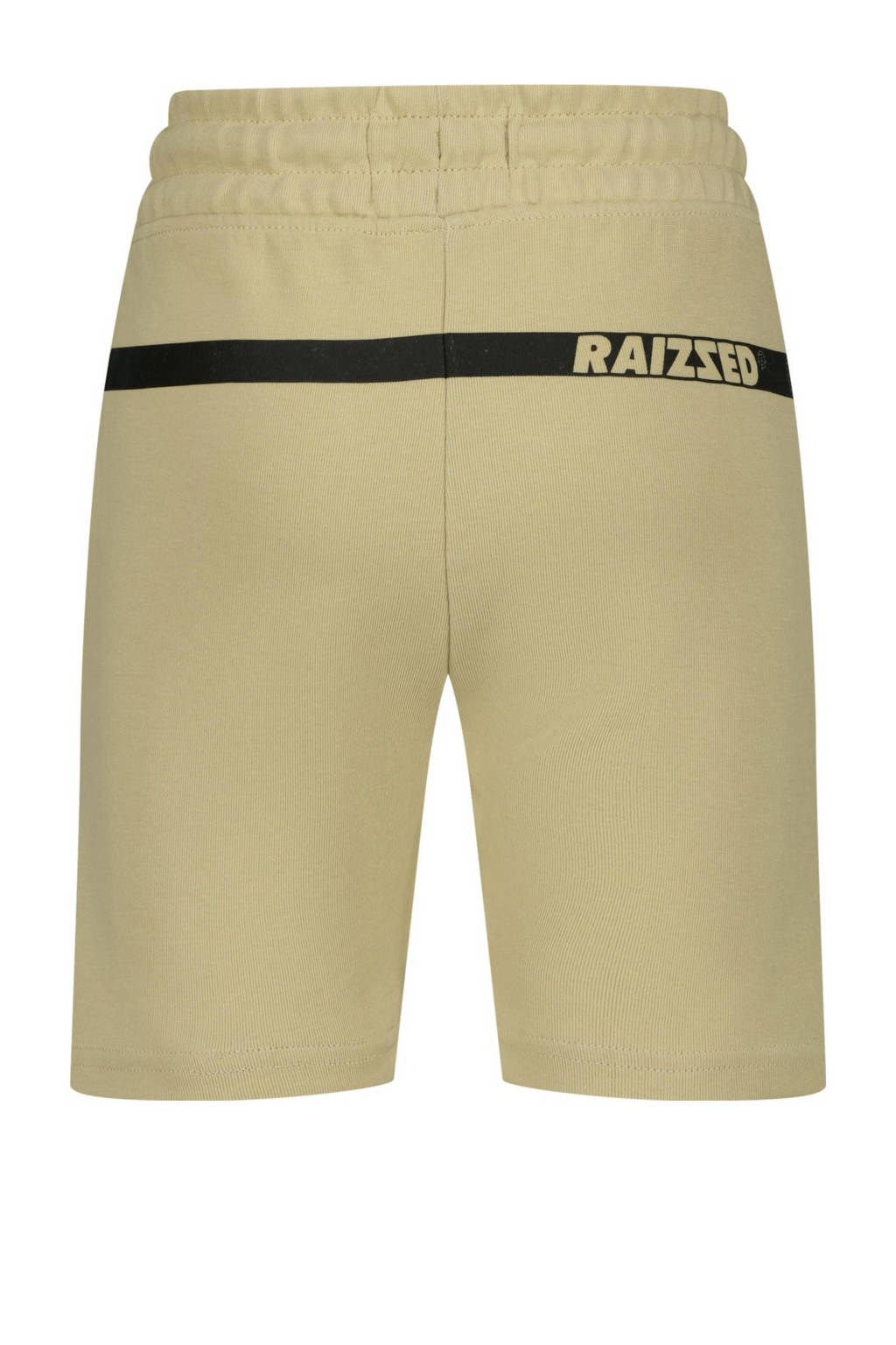 Raizzed sweatshort Rosh met logo lichtzand