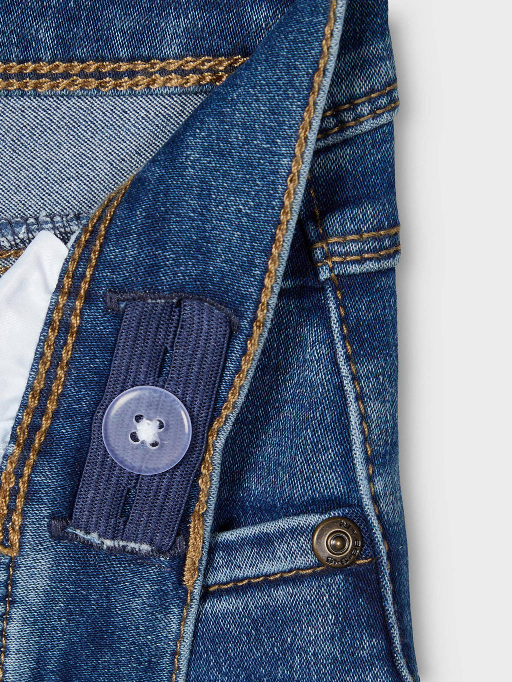 NAME IT slim fit jeans NKMSILAS medium blue denim