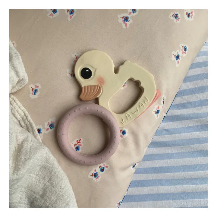 Hevea Coffret apaisant - Set de 2 jouets de dentition | Rose poudré