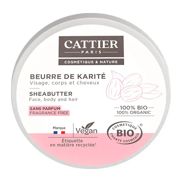Manteiga de Karité 100% Orgânica Cattier 100g