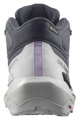Chaussures de Randonnée Femme Salomon Elixir Activ Mid GTX Bleu Gris