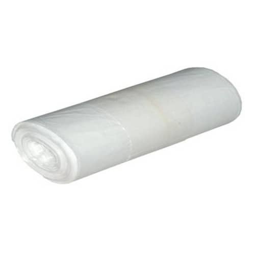 Sac plastique PE BD 50L blanc 22µm NF Jet'Sac