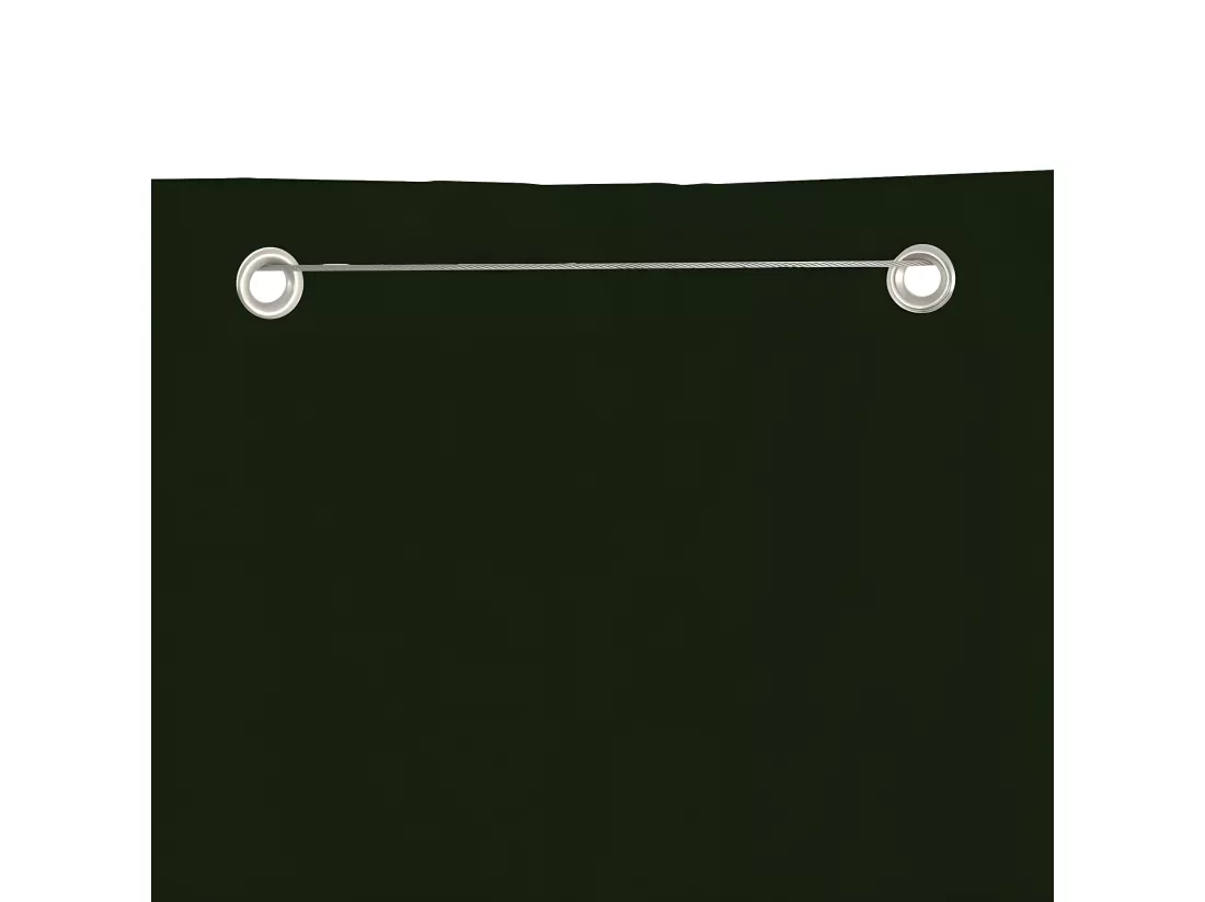 Écran de balcon Vert foncé 80x240 cm Tissu Oxford