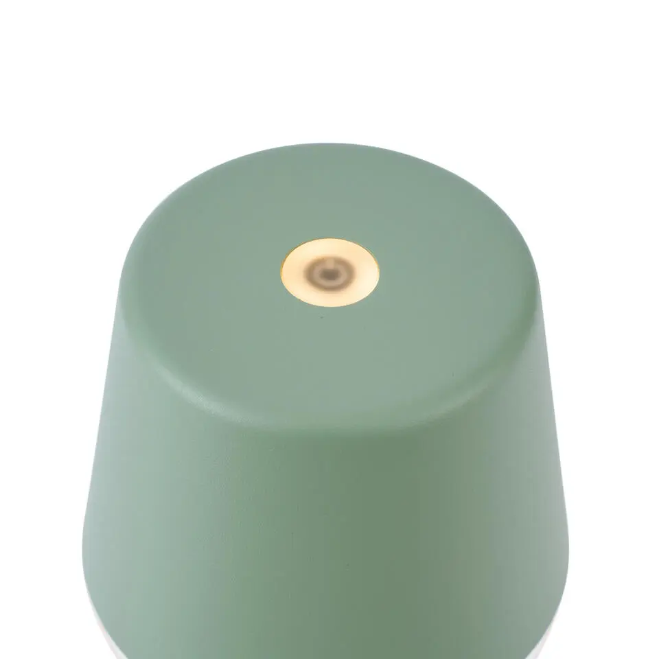 Qazqa professional tafellampen bass groen geïntegreerde led