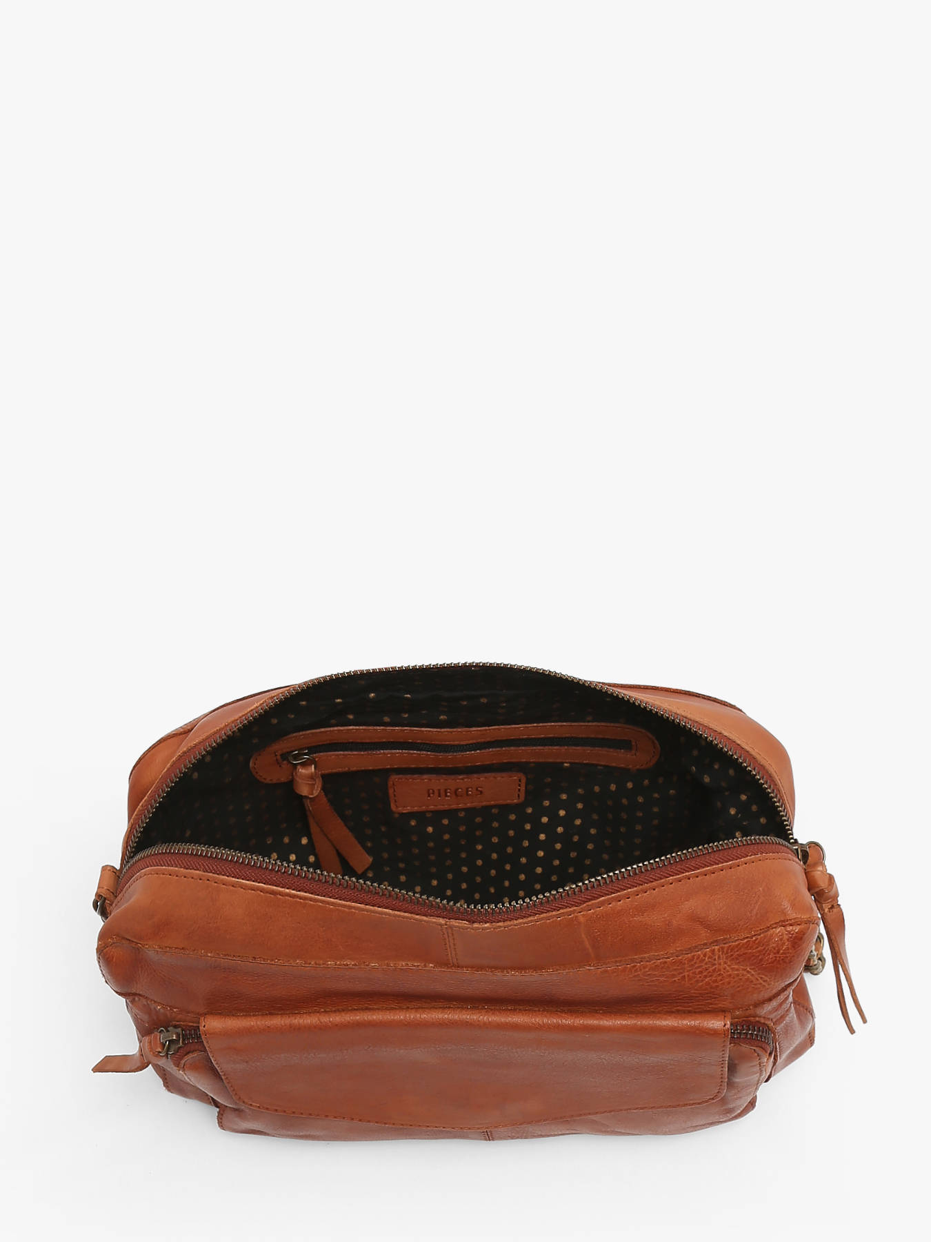 Sac bandoulire Naina cuir PIECES