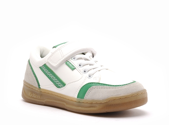 Kickers basses enfant kouic blanc