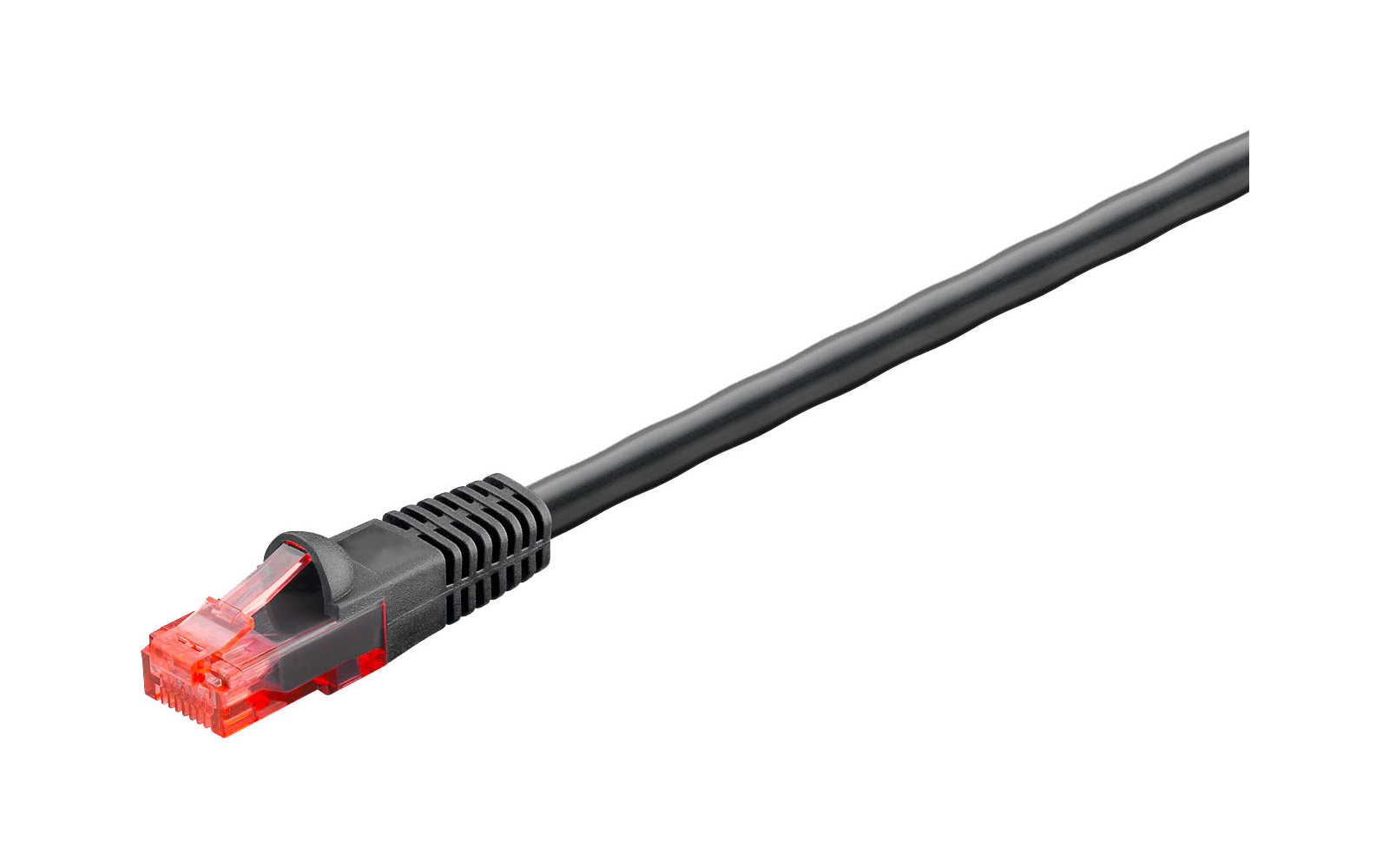 Goobay CAT 6 Outdoor-Patchkabel U / UTP schwarz  10 m